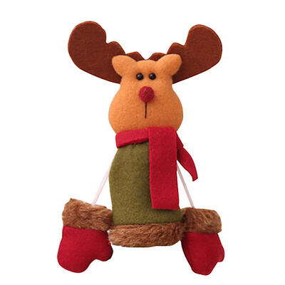

Cartoon Wine Bottle Sealer Art Cloth Champagne Bottle Cover Christmas Decor