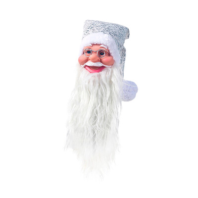 

Siaonvr Cute Santa Claus Red Wine Bottle Mouth Decoration Christmas Ornament Home Decor