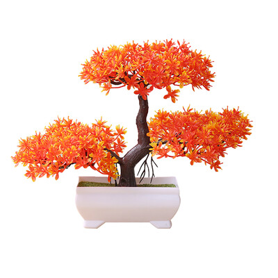 

Welcoming Pine Bonsai Simulation Artificial Potted Plant Ornament Home Decor