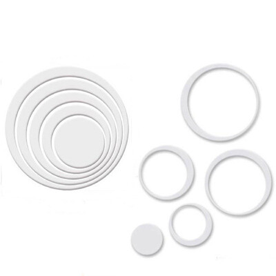 

Tuwaga Creative 3D Acrylic DIY Circle Of Bubbles Decorative Wall Stickers TV Sofa Background Living Room Bedroom KidRoom Decor