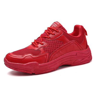 

Shoes red shoes for men&women with the big red sneakers couple version new