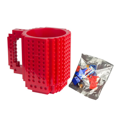 

1 Piece Build A Brick Mug Building Blocks Coffee Cups Frozen DIY Gift