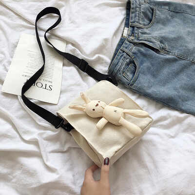 

Cute cute cartoon simple wild Messenger bag 2019 new fashion casual personality bunny girl shoulder bag