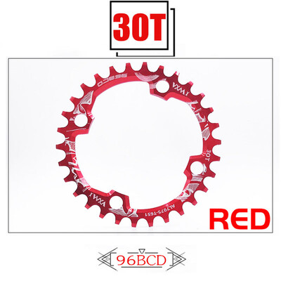 

VXM MTB Bicycle Single Disc 96BCD Mountain Bike Chainring 30T Chainwheel Alloy