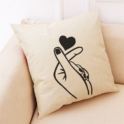 

〖Follure〗Home Decor Cushion Cover Black And White Style Throw Pillowcase Pillow Covers