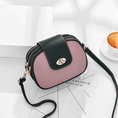 

Womens Bag New Chaozhou Korean Version Baitao Simple Ladies One Shoulder Slant Bag Mini-round Bag