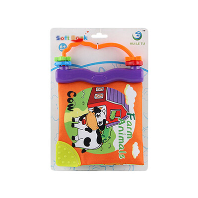 

Siaonvr Sound Soft Cloth Baby Intelligence Development Learn Picture Cognize Book