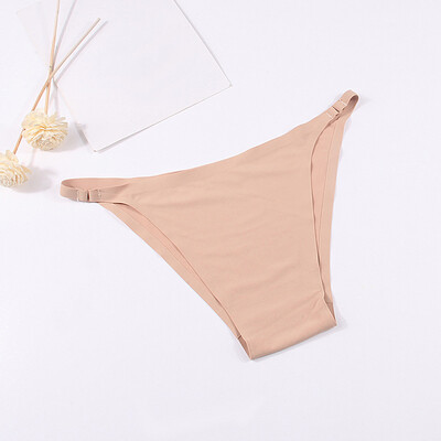 

Womens Underwear Seamless Solid Sexy Briefs Panties Thongs Underpants Lingerie