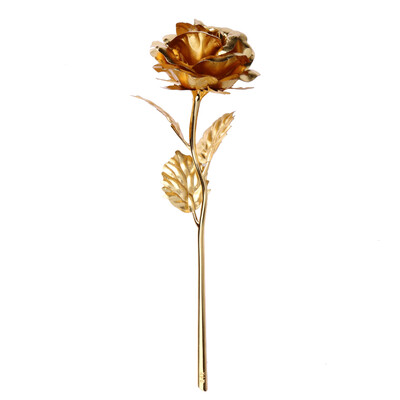 

Creative Valentines Day Gift Fake 24K Gold Plated Rose Flower Romantic
