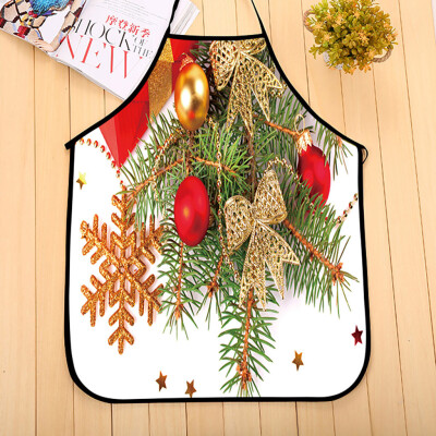 

Tailored Christmas Decoration Waterproof Apron Kitchen Aprons Dinner Party Apron