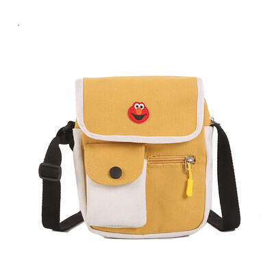 

Handset small bag female Korean version of Joker casual canvas messenger bag Japanese student girl shoulder bag