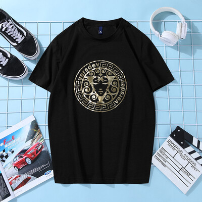 

KSENV round neck short sleeve 2019 new summer mens short sleeve trend round neck ice silk 11235