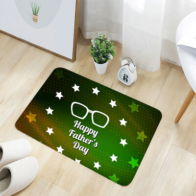 

Toponeto Fathers Day Comfort Square Flannel Kitchen Non-slip Mat 40x60CM