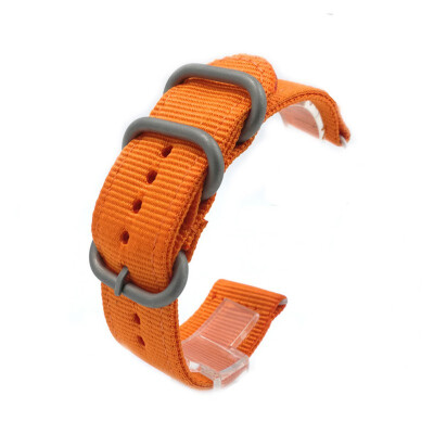 

Watch Band Strap 2 Joints Nylon Breathable Washable Thick Ring Pin Buckled Wristband Lightweight Wristwatch Bands Replacement