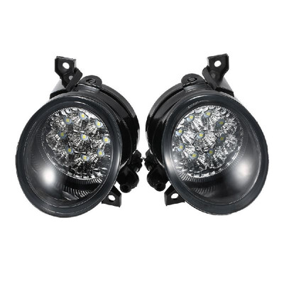 

Pair of 9 LED Fog Light Bright White Lamp Left & Right for VW MK5 JETTA 2005-2009