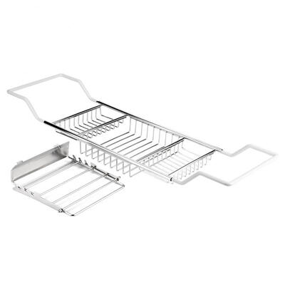 

Greensen Stainless Steel Retractable Storage Rack Storage Shelf for Bathroom Bathtub