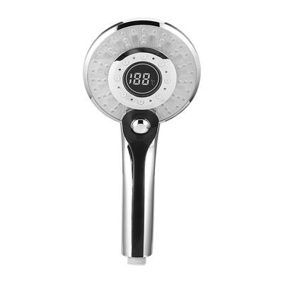 

Handheld Bathroom 3 Color Light Digital Temperature Display Shower Head