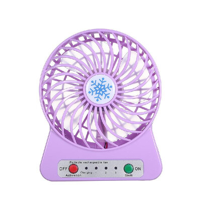 

Portable Handheld Mini Fan with Flash Light USB Rechargeable Table Fan Air Cooler Adjustable 3 Speeds for Home&Travel