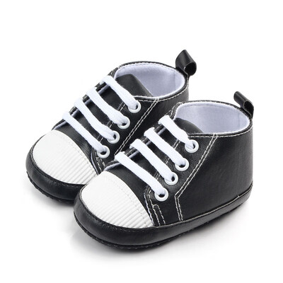 

Newborn Baby Sneakers Baby Crib Shoes Girls Toddler Princess Solid Soft Sole Shoes For Christmas Gift Infant First Walkers