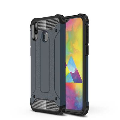 

Hybrid Armor Case Samsung Galaxy M20 SM-M205FDS Soft TPU Cover Samsung M20 SM-M205FNDS Heavy Duty Bumper Case