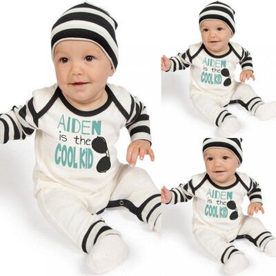 

Newborn Kids Baby Boys Girls Long Romper Bodysuit Jumpsuit Clothes Outfits