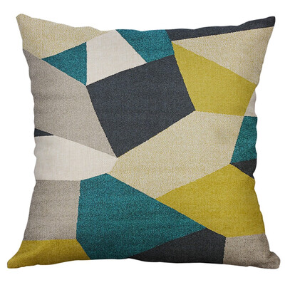 

Siaonvr Irregular Geometric Pattern Pillow Case Cushion Cover 40x40cm