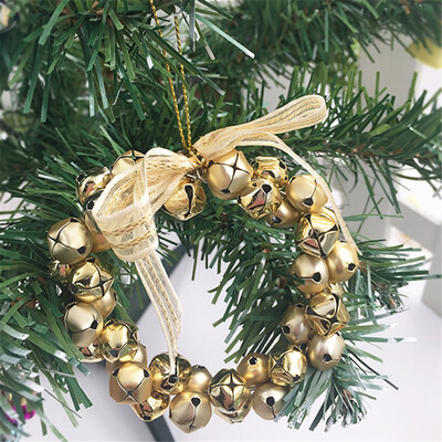 

Toponeto Bowknot Jingle Bell Rings Pendant for Christmas Tree And Door Hanging Decor