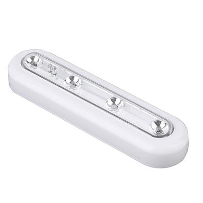 

4 LED Rectangular Touch Motion Sensor Night Lamp Wardrobe Closet Pat Light