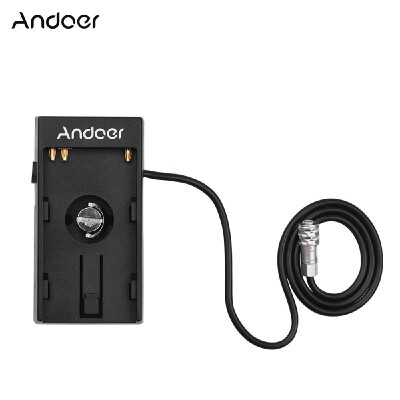 

Andoer Camera DV Battery Power Supply Mount Plate Adapter with 14 Inch Screw for Blackmagic Cinema Pocket Camera BMPCC 4K for Son