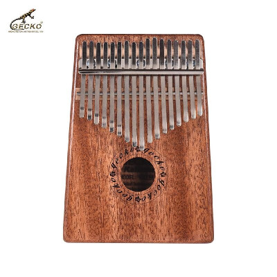 

GECKO K17M 17-key Kalimba Thumb Piano Mbira Mahogany Solid Wood with Carry Bag Storage Case Tuning Hammer Music Book Stickers Musi