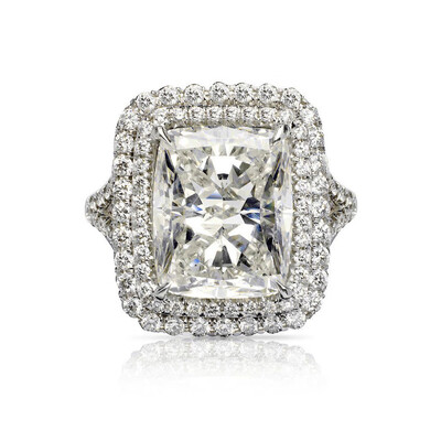 

New Flash Diamond Square Princess Ring European And American Fashion Woman Engagement Proposal Diamond Ring
