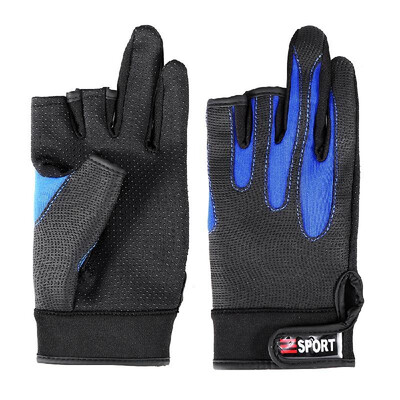 

Anti-slip Warm Gloves Half Finger Smooth Diving Cloth Fishing Gloves for Winter Cycling Riding Hunting Climbing
