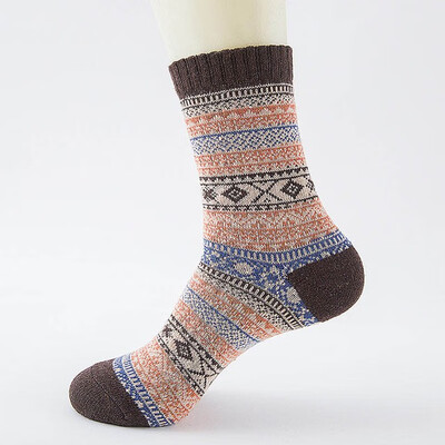 

Winter Thick Warm Stripe Wool Socks Casual Calcetines Hombre Sock Business Male Socks