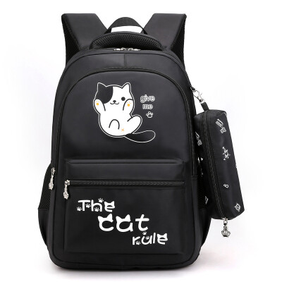 

Backpack men&women printed letters large capacity travel backpack casual computer bag