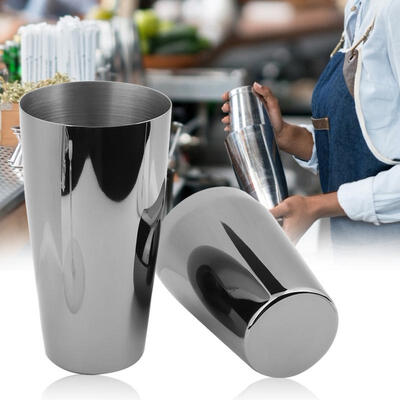 

Greensen 2pcs Stainless Steel Boston Cocktail Shaker Cup Bar Mixing Drink Bartender Tool