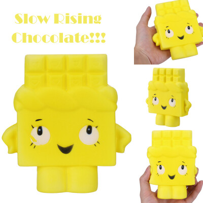 

Siaonvr 1PC Chocolate Toast Slow Rising Collection Squeeze Stress Reliever Toy