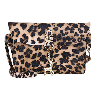 

Tailored Womens Leather Crossbody Bag Leopard Print Shoulder Bags Messenger Bag Coin Bag