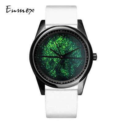 

Enmex oil painting texture creative vortex design cool style artistic temperament watch