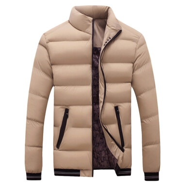 

Gobestart Men Winter Warm Slim Fit Thick Bubble Coat Casual Jacket Parka Outerwear KH L4