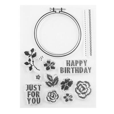 

Flower Transparent Clear Stamp for DIY Scrapbooking Photo Album Paper Card