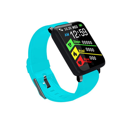 

F1 Sport Smart Bracelet Big Screen Wristband Fitness Tracker Blood Pressure Test Heart Rate Monitor Smart watch for iOS Android