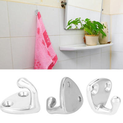 

Greensen 5pcs Wall Mounted Hook Cloth Hanger for Coats Hats Towels Keys Family Use Stainless Steel Hooks