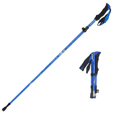 

Trekking Walking Hiking Sticks Poles Folding Alpenstock Trekking Backpacker Gear