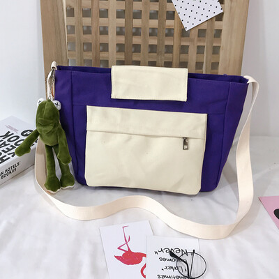 

Ins 100 canvas bags for girls with diagonal bags