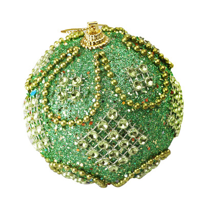 

〖Follure〗Christmas Rhinestone Glitter Baubles Balls Xmas Tree Ornament Decoration 8CM