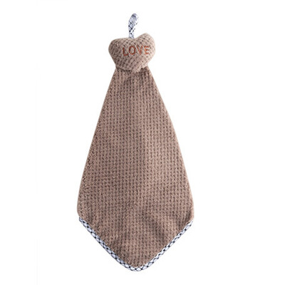 

Multi-Purpose Coral Velvet Kitchen Hanging Hand Towel Kitchen Bathroom Accessories