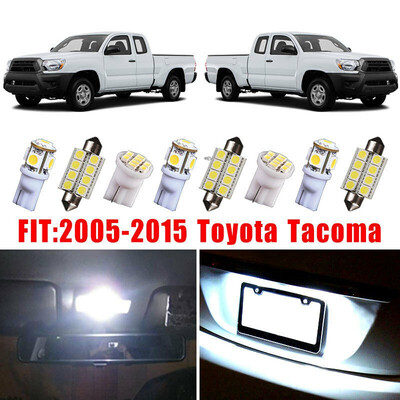 

11x White Interior LED Light Replacement Package Kit Fit 2005-2015 Toyota Tacoma