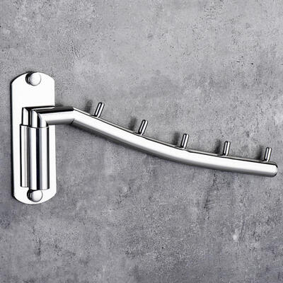 

Greensen Stainless Steel Wall Mount Clothes Hanger Rack Hook Bathroom Towel Bar Drying Rack