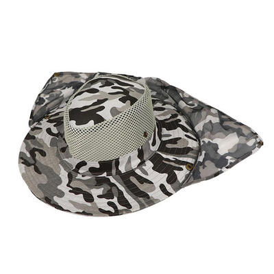 

Fishing Hiking Outdoor Face Sun Protection Neck Cover Wide Brim Flap Cap Hat