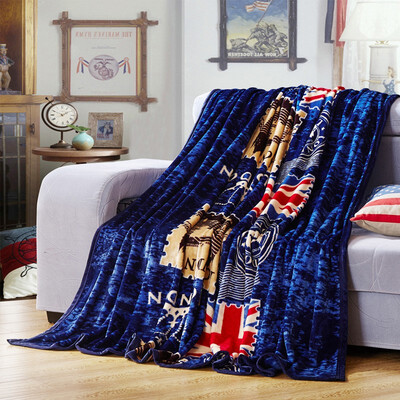 

British flag flannel blanket T537G110913